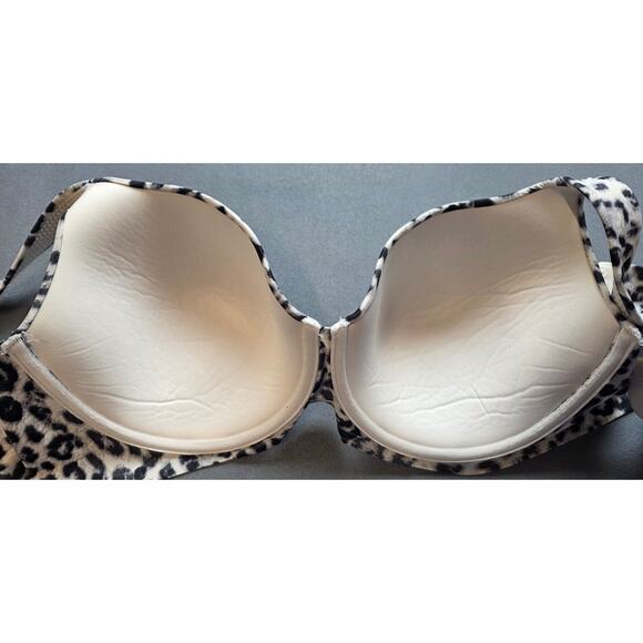 Cacique 46C Lightly Lined Balconette Bra Wide Comfort Adjustable Strap Underwire - Picture 5 of 7